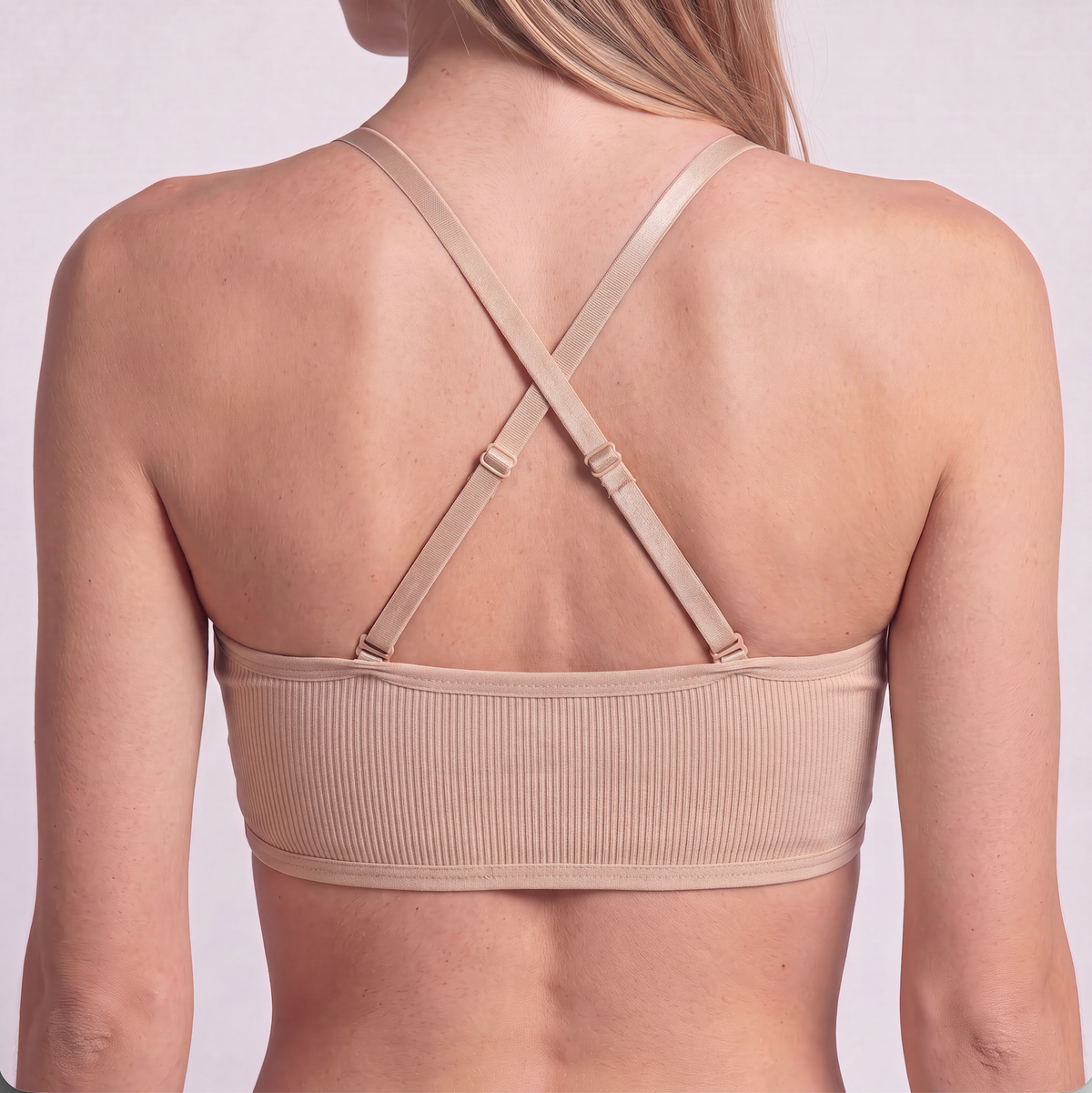 Honey — The Bralette Seamless Cross-Back