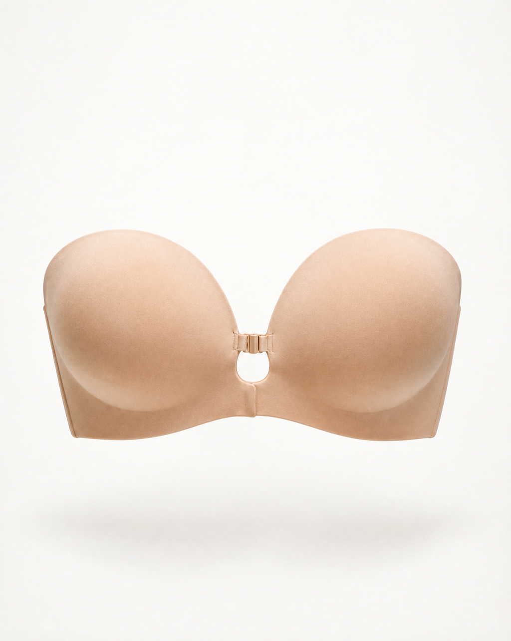 Cherry — The Strapless Invisible Push-Up Bra, color:Beige