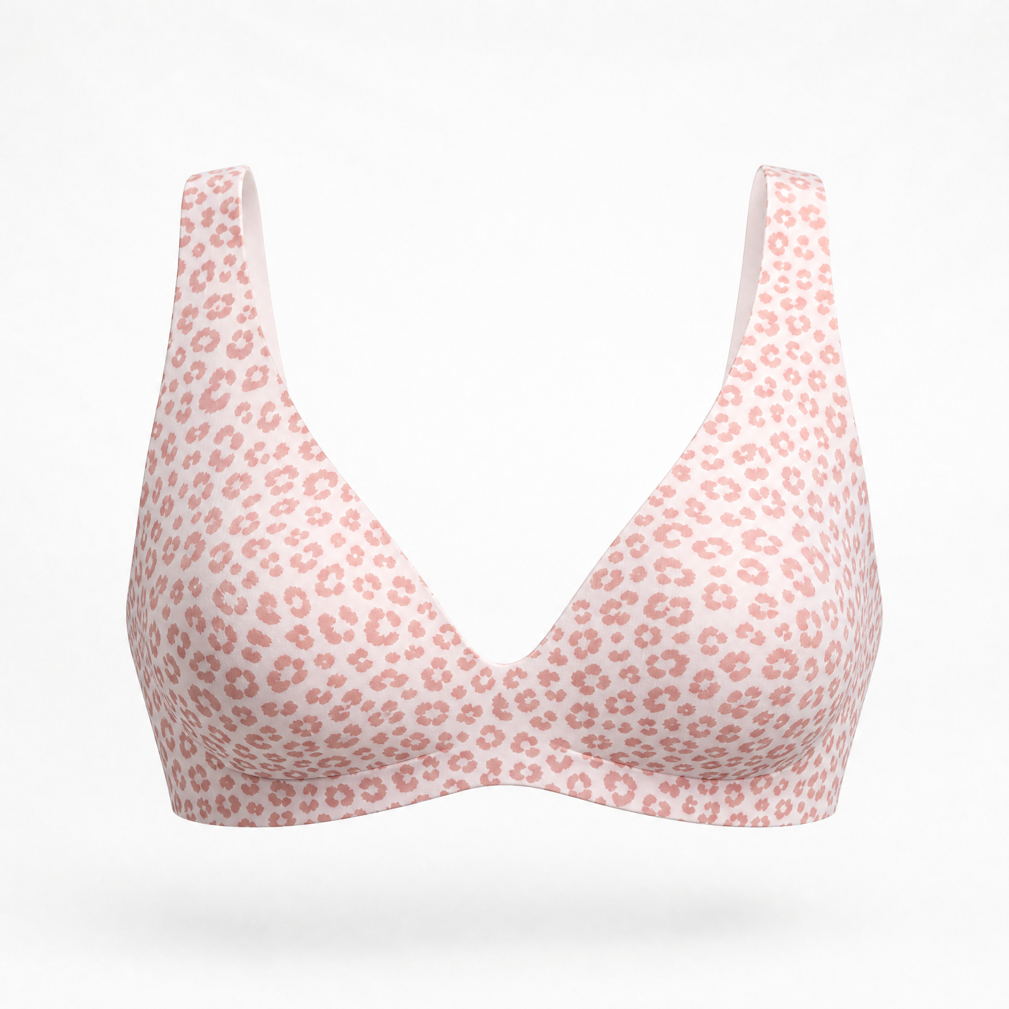 Cocoa — The Leopard Wireless Comfort Bra