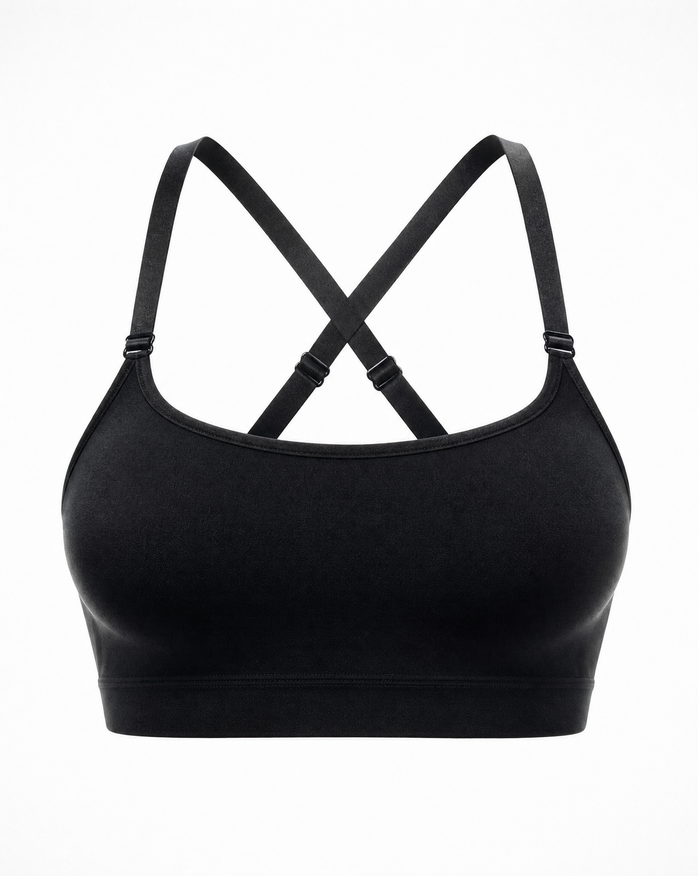 Candice The Bralette seamless cross-back in Black