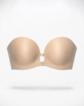 Candice The Strapless invisible push-up bra in Nude